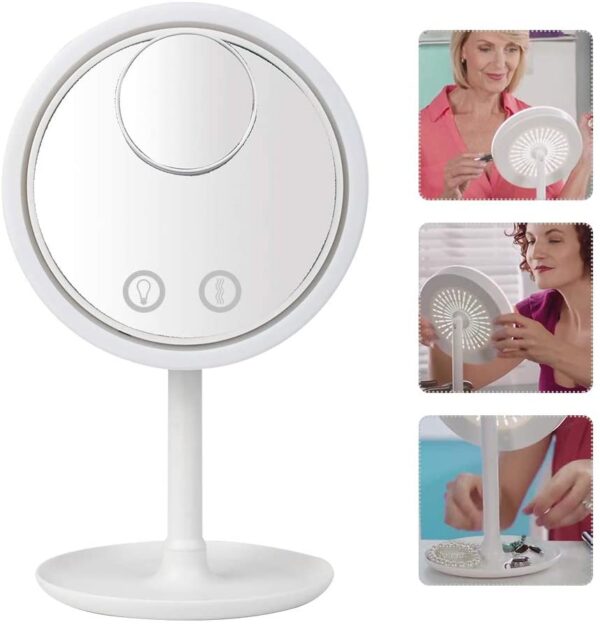 MIRROR WITH FAN AND LIGHT BUILT IN - Image 2