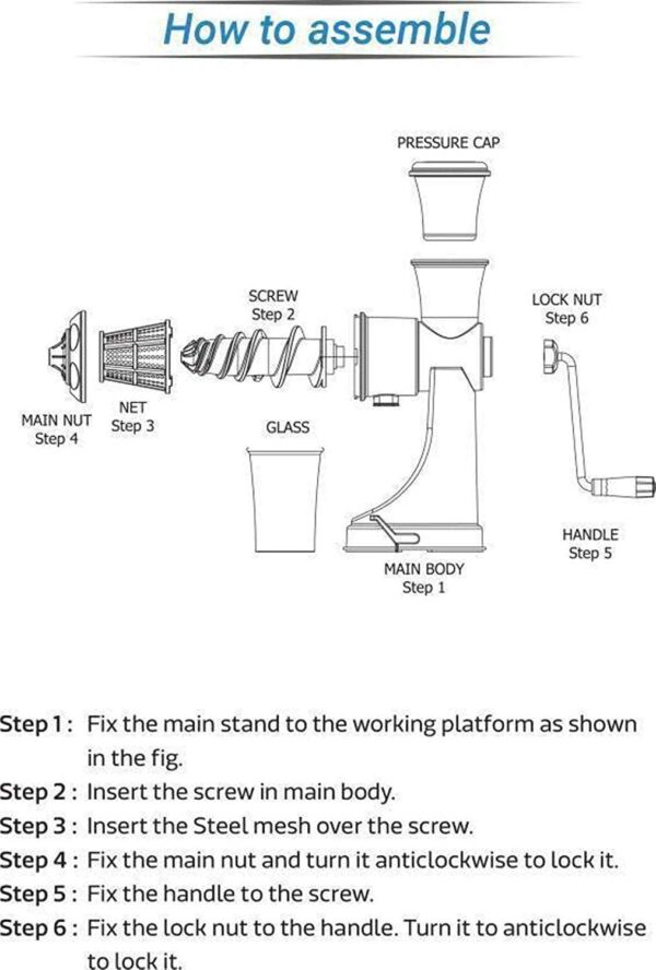 MANUAL JUICE AND VEGETABLE BLENDER - Image 4
