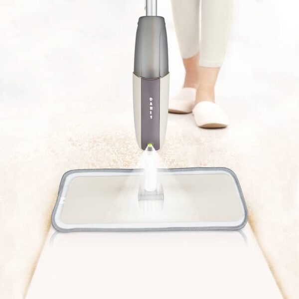 Spray Mop with Microfiber machine washable Pad with a Refillable Water Bottle