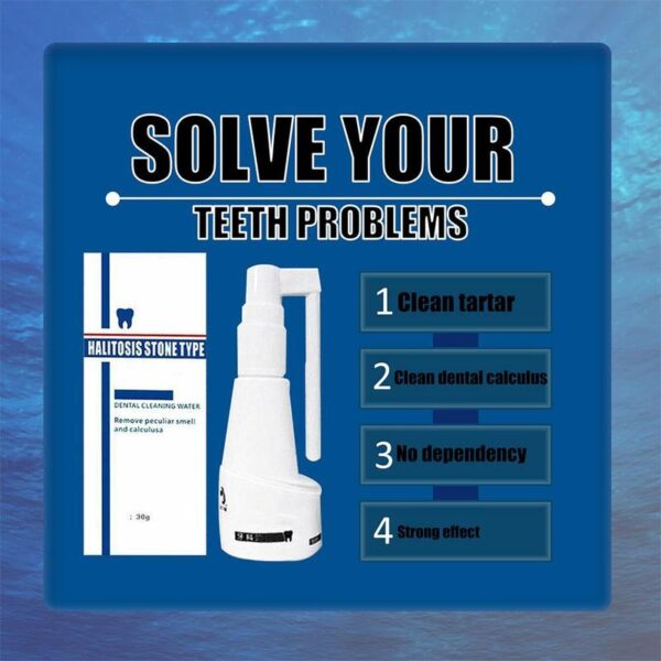 Dental Calculus Cleaning Halitosis Stone Type Remove Teeth Whitening Dental Cleaning Water Remove Peculiar Smell and Calculus - Image 3