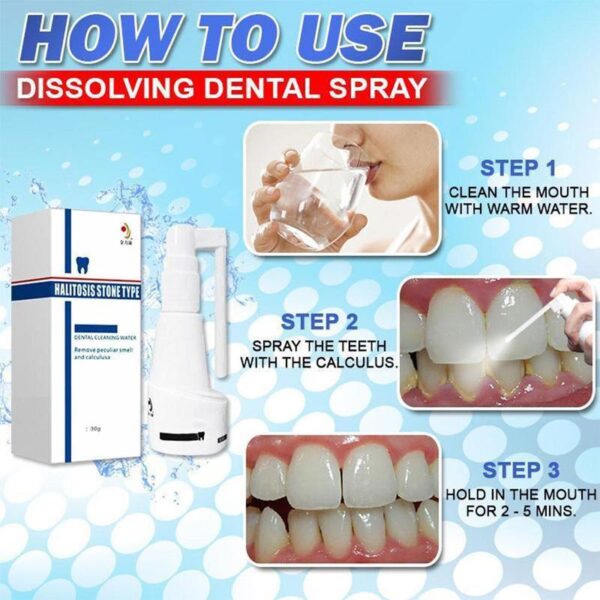 Dental Calculus Cleaning Halitosis Stone Type Remove Teeth Whitening Dental Cleaning Water Remove Peculiar Smell and Calculus - Image 6
