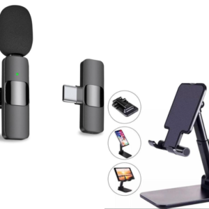 COLLAR Clip-on Microphone, for Smartphone, Video Recording, Tiktok, Facebook Live, YouTube Live Stream